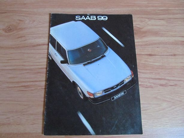 Prospekt katalog Saab 99 Lata 70/80
