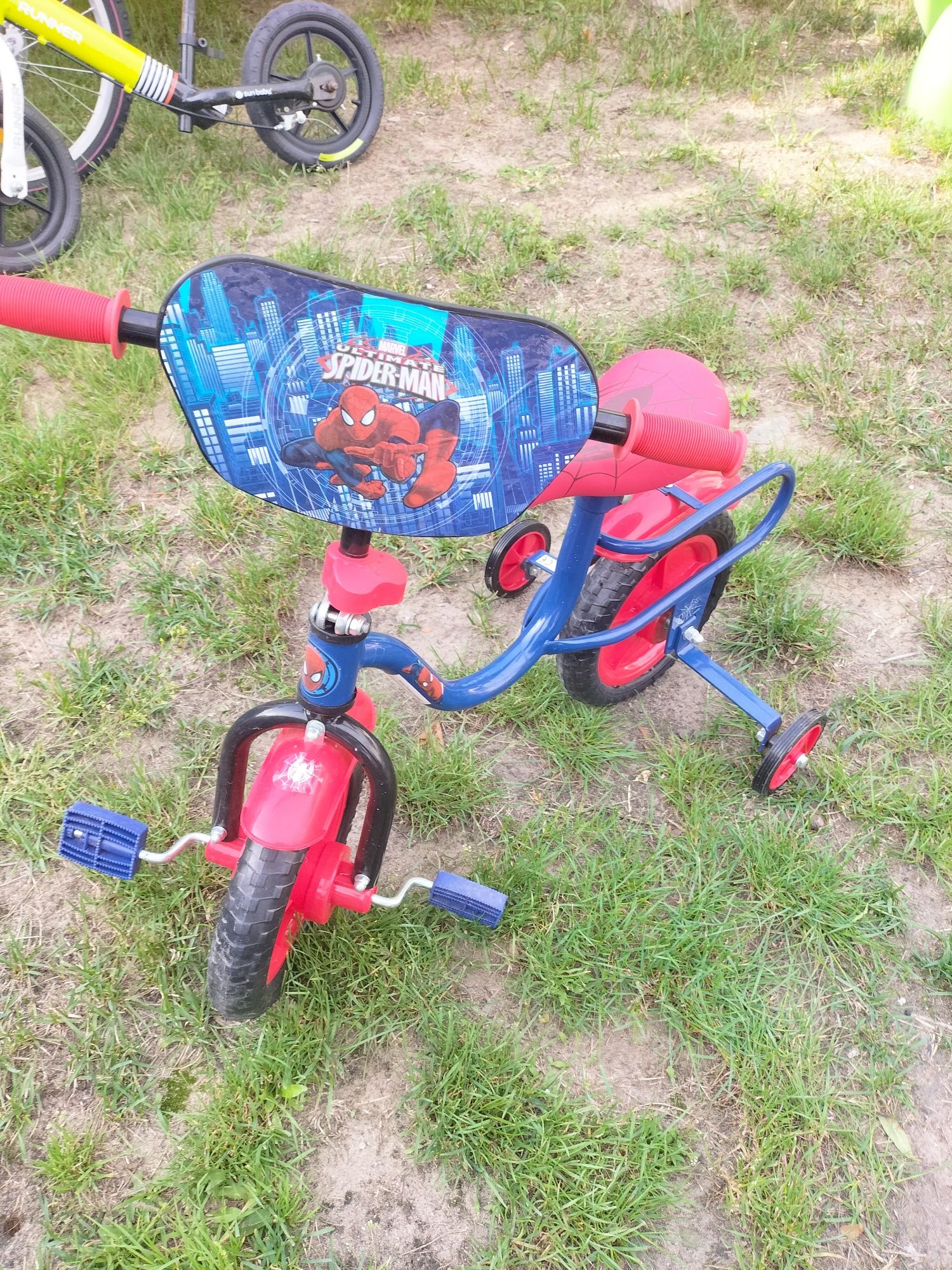 Ekstra!Trzykołowy rowerek Spiderman