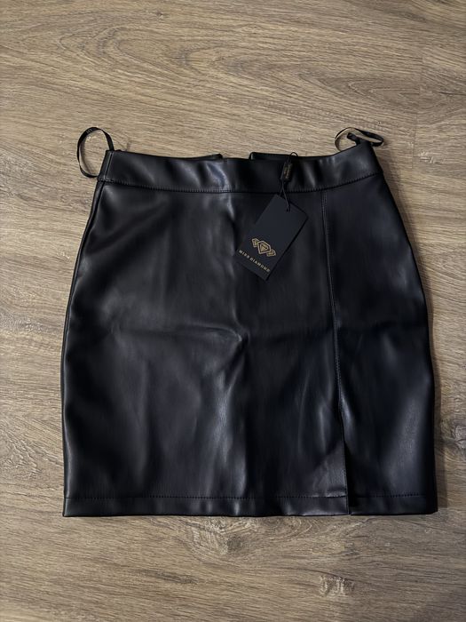 Кожана юбка Missdiamond