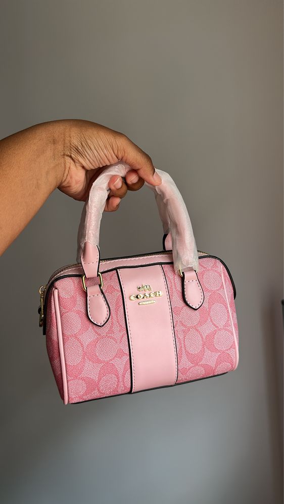 Bolsa da coach rosa (nova)