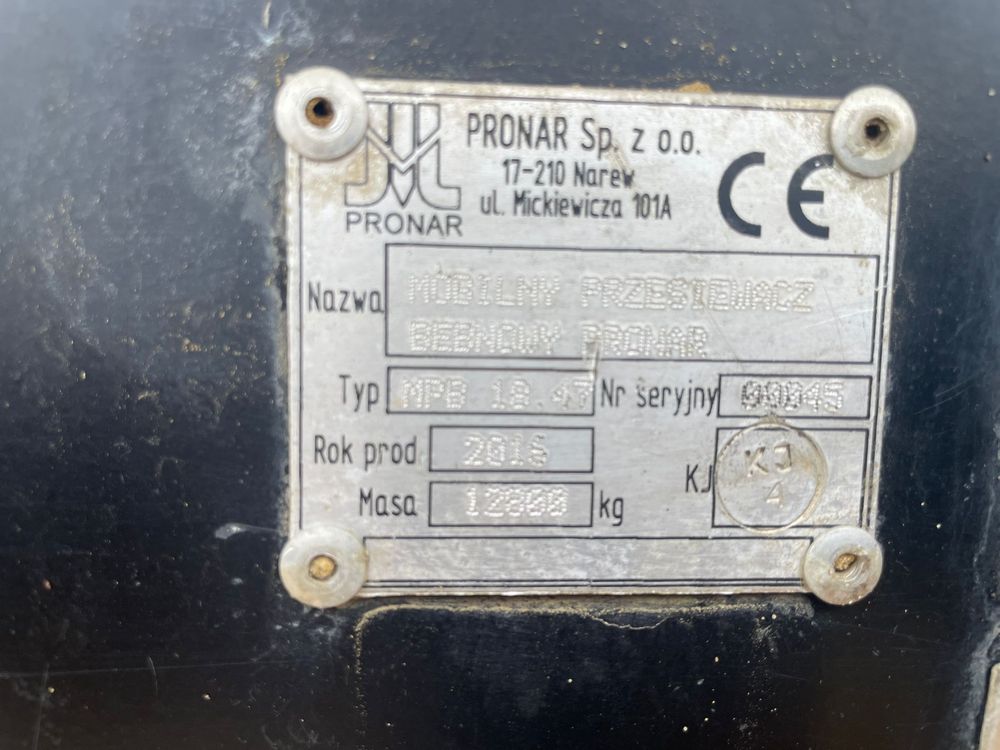 Przesiewacz bębnowy Pronar 18,47 doppstadt