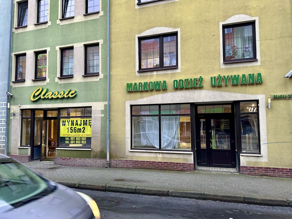 Wynajme sklep/ nieruchomosc 156m2 Zagan/klimatyzacja/centrum od zaraz