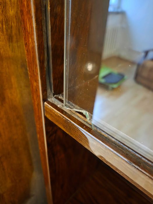 Meble PRL (połysk ciemne) do salonu (zestaw 3 modułów )