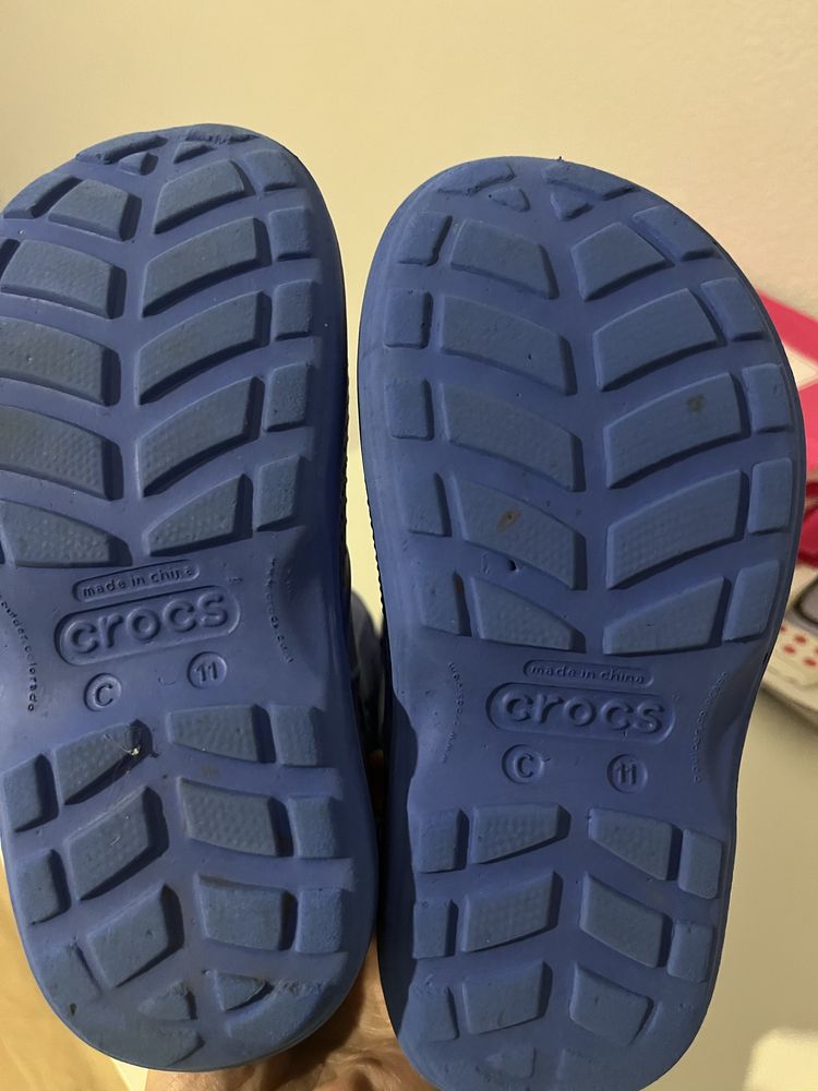 Crocs C 11 сапоги , чоботи