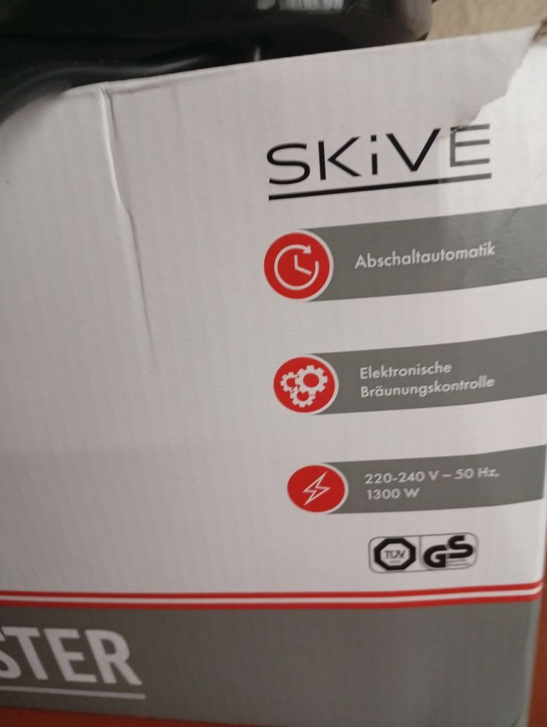 Toster Skive duży czarny