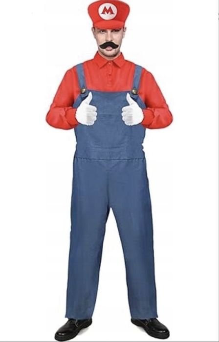 Wysokiej jakości strój przebranie karnawałowe Super Mario