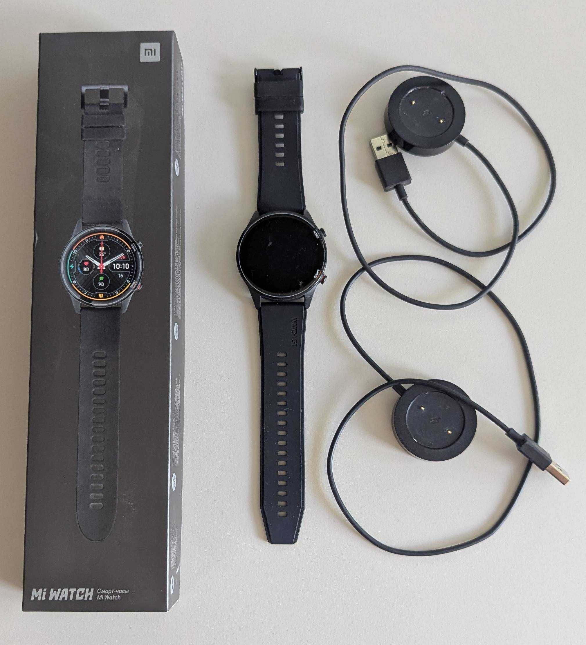 Zegarek Smartwatch Xiaomi Mi Watch Black z Językiem Polskim