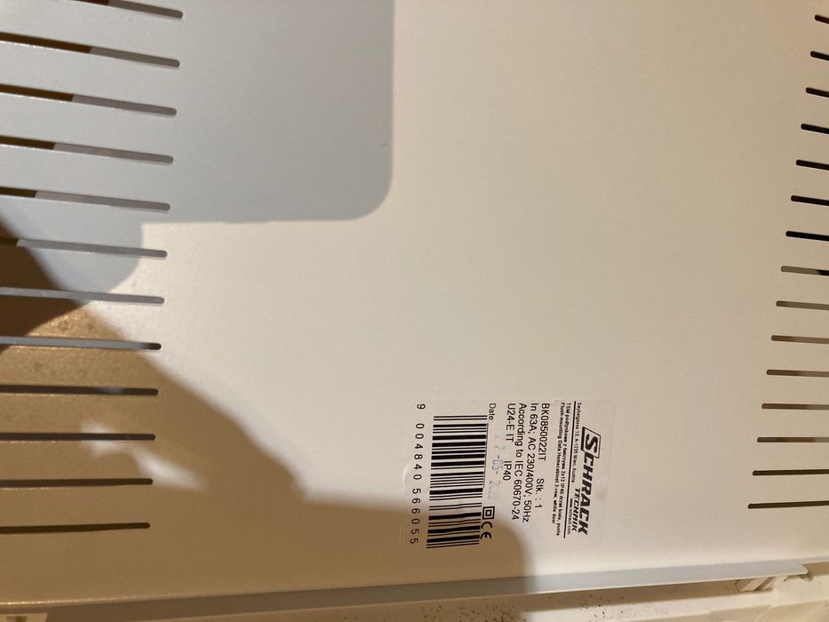 Płyta montażowa perforowana Schrack