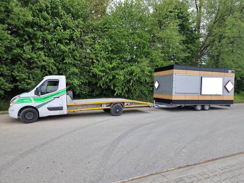 Przyczepa gastronomiczna wyposażona pod kebab - wynajem