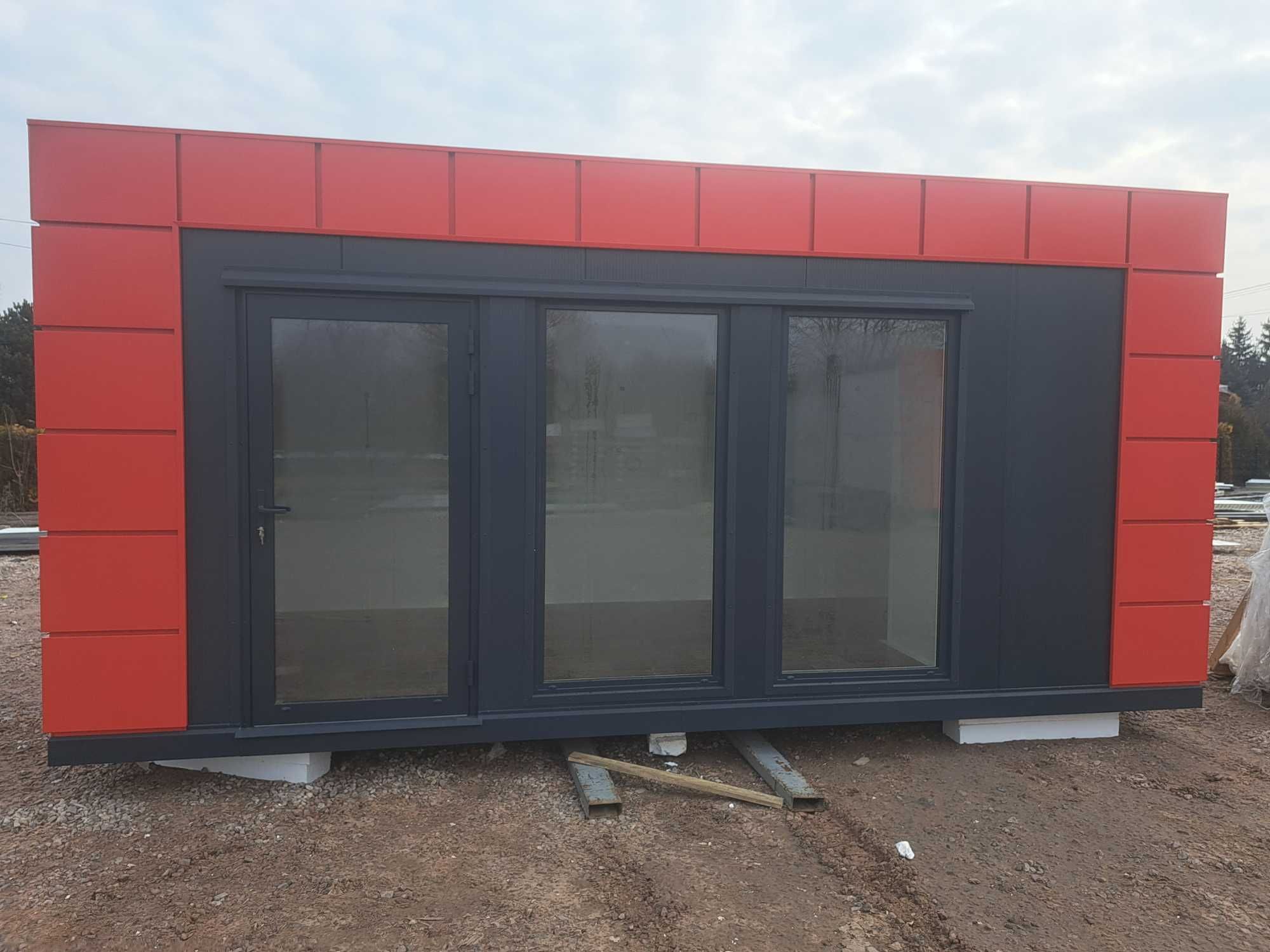 Pawilon 6x3 kontener komis ubezpieczeni biuro fryzjer sklep kebab lody
