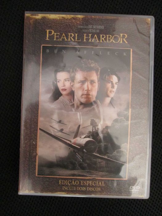 DVD duplo Pearl Harbor, com Kate Beckinsale, Alec Baldwin, Ben Affleck