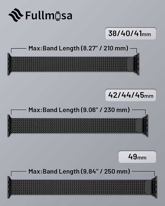 Fullmosa bransoleta magnetyczna etui Apple Watch ULTRA SE 42/44/45/49