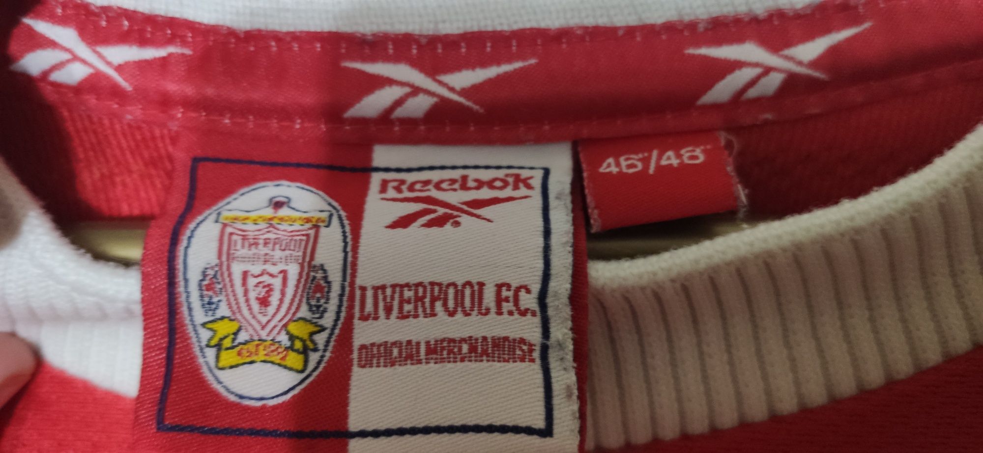 Koszulka klubowa piłkarska t-shirt  Liverpool Fc Vintage  1998