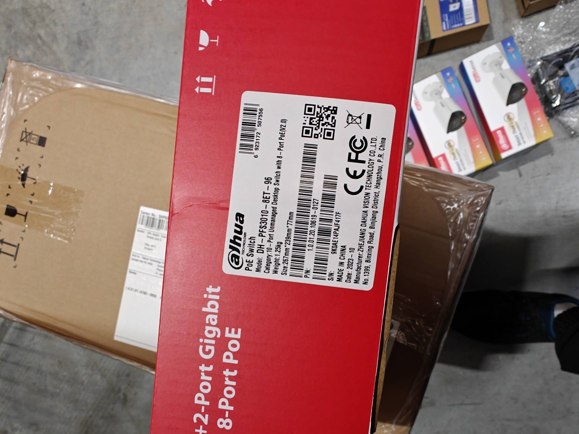 PFS3010-8ET-96-V2 - switch PoE 8-port + 2 RJ45