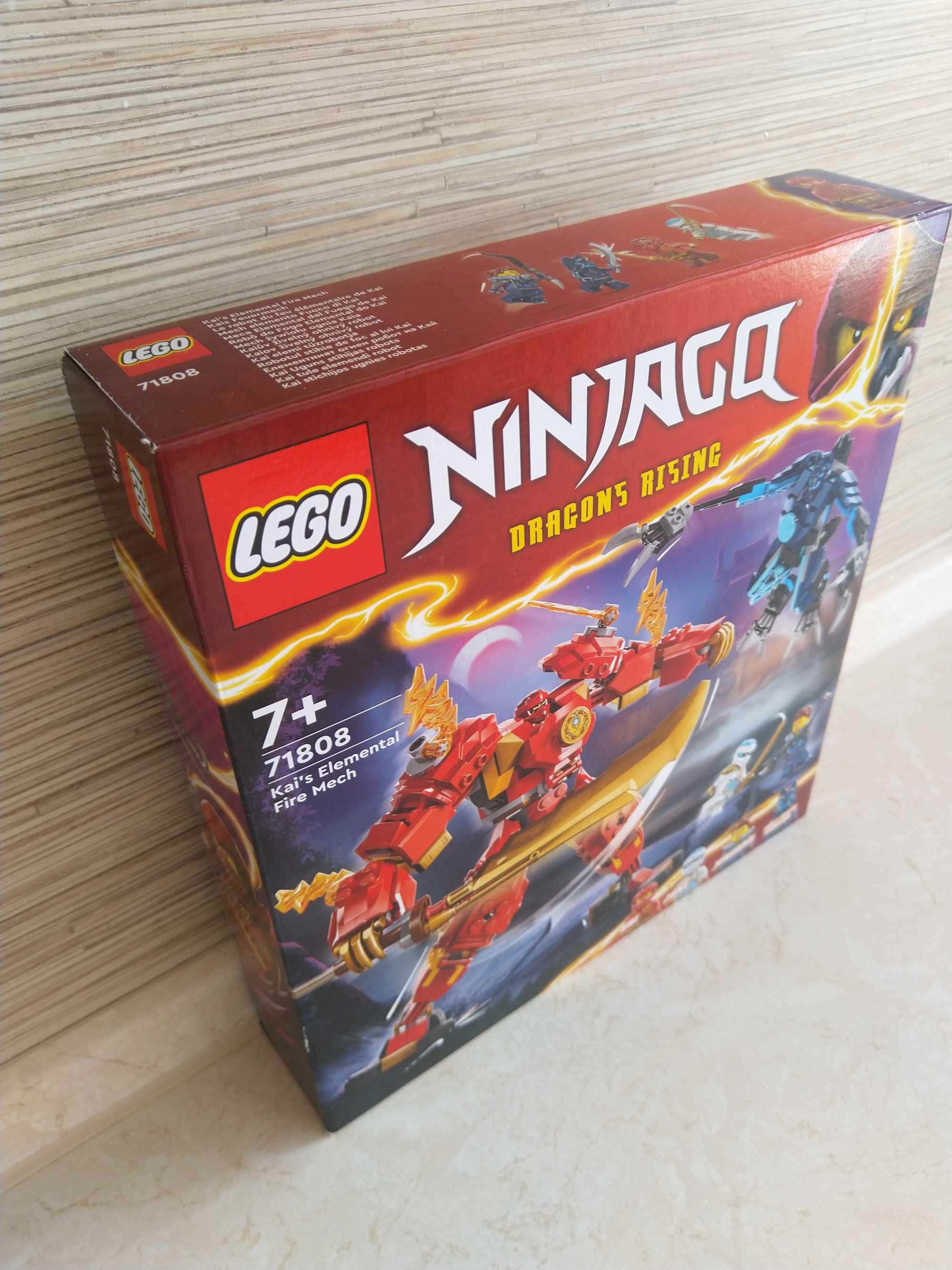 HIT Lego Ninjago ruchomy robot mech żywiołu ognia Kaia 71808 KURIER