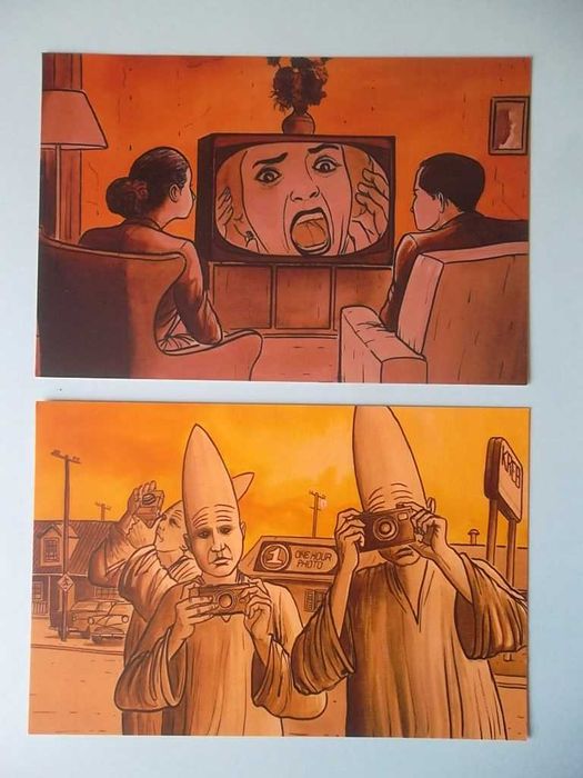 José Carlos FERNANDES e Pedro MORAIS - postais promocionais