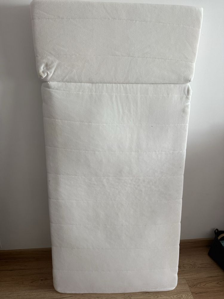 Łóżko rozsuwane dziecięce ikea z materacem 80x200 cm