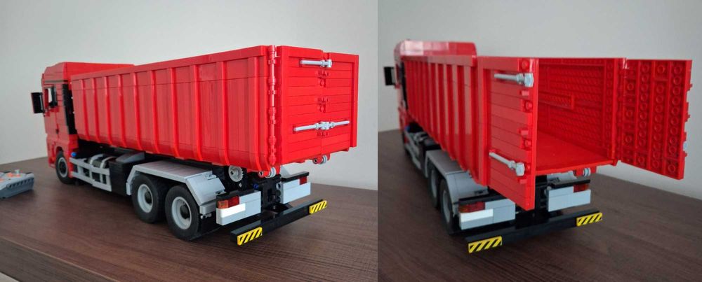 klocki zdalnie sterowany man tgx hakowiec; jak lego cada mould king