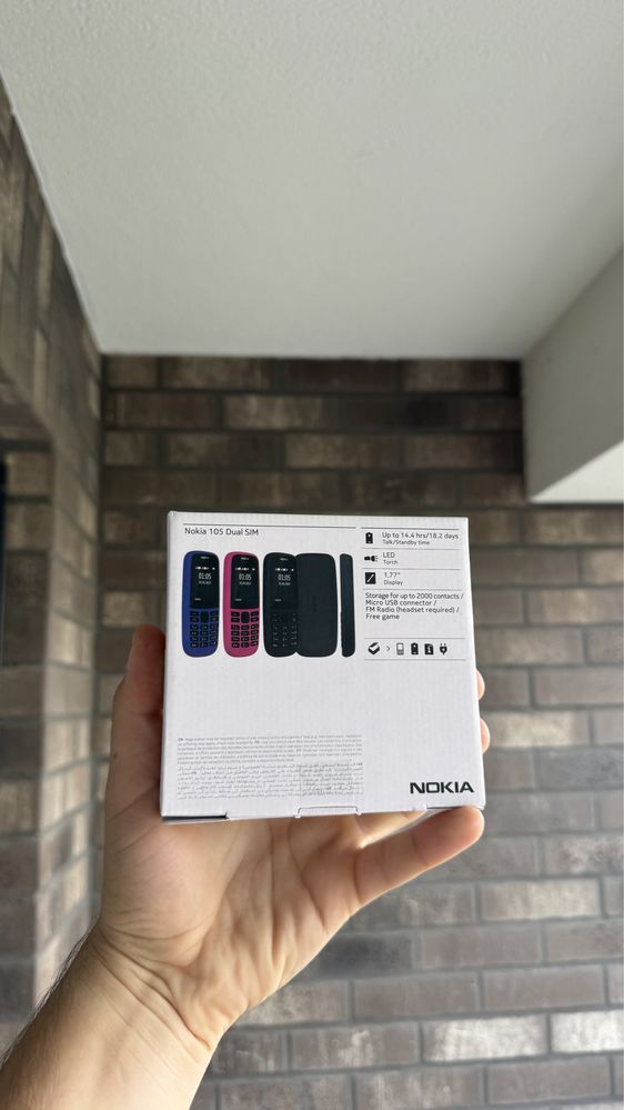 Nowa Nokia 105 Dual Sim Black