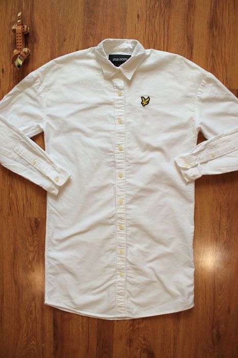 Koszula Lyle and Scott r. XS biała damska dł. rękaw bawełniana