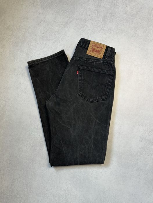 Винтажные джинсы Levi’s 505 made in Mexico черные мужские (оригинал)