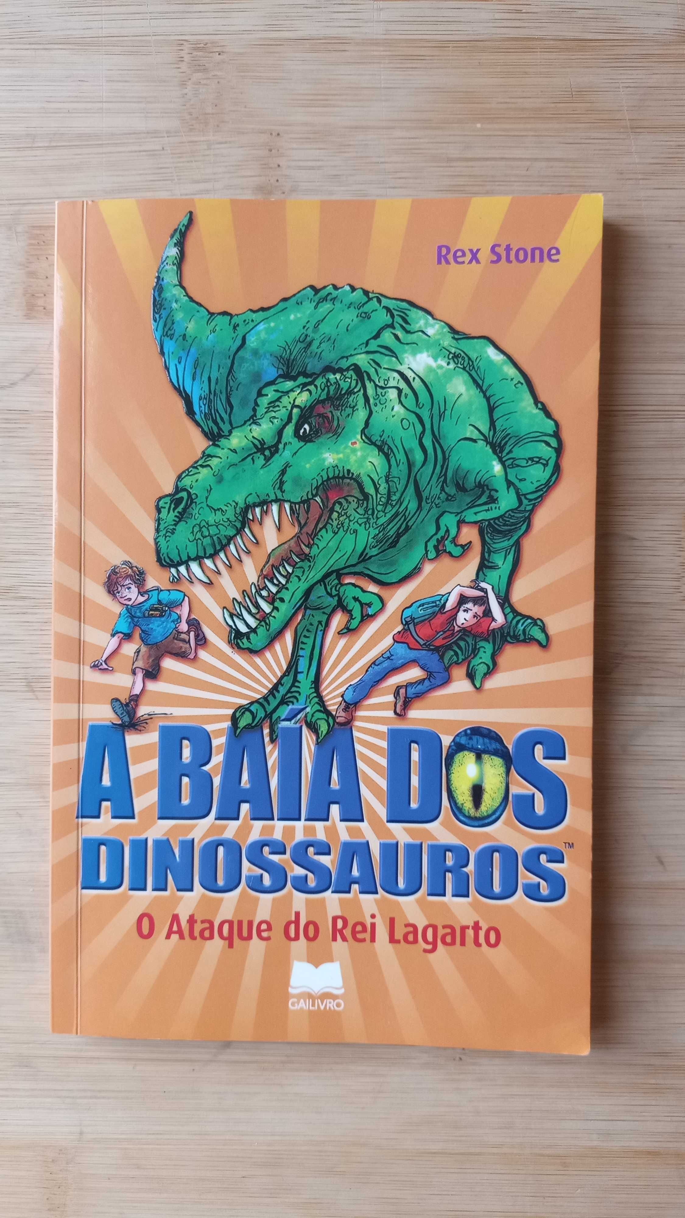 A baia dos Dinossauros- O Ataque do rei lagarto de Rex stone