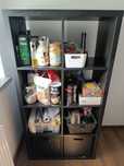 Regał Kallax IKEA 77x147 czarnobrąz