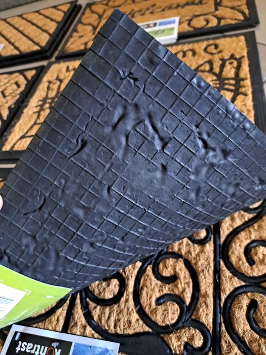 Wycieraczka kokosowa z gumą 40x60 różne wzory mocna twarda