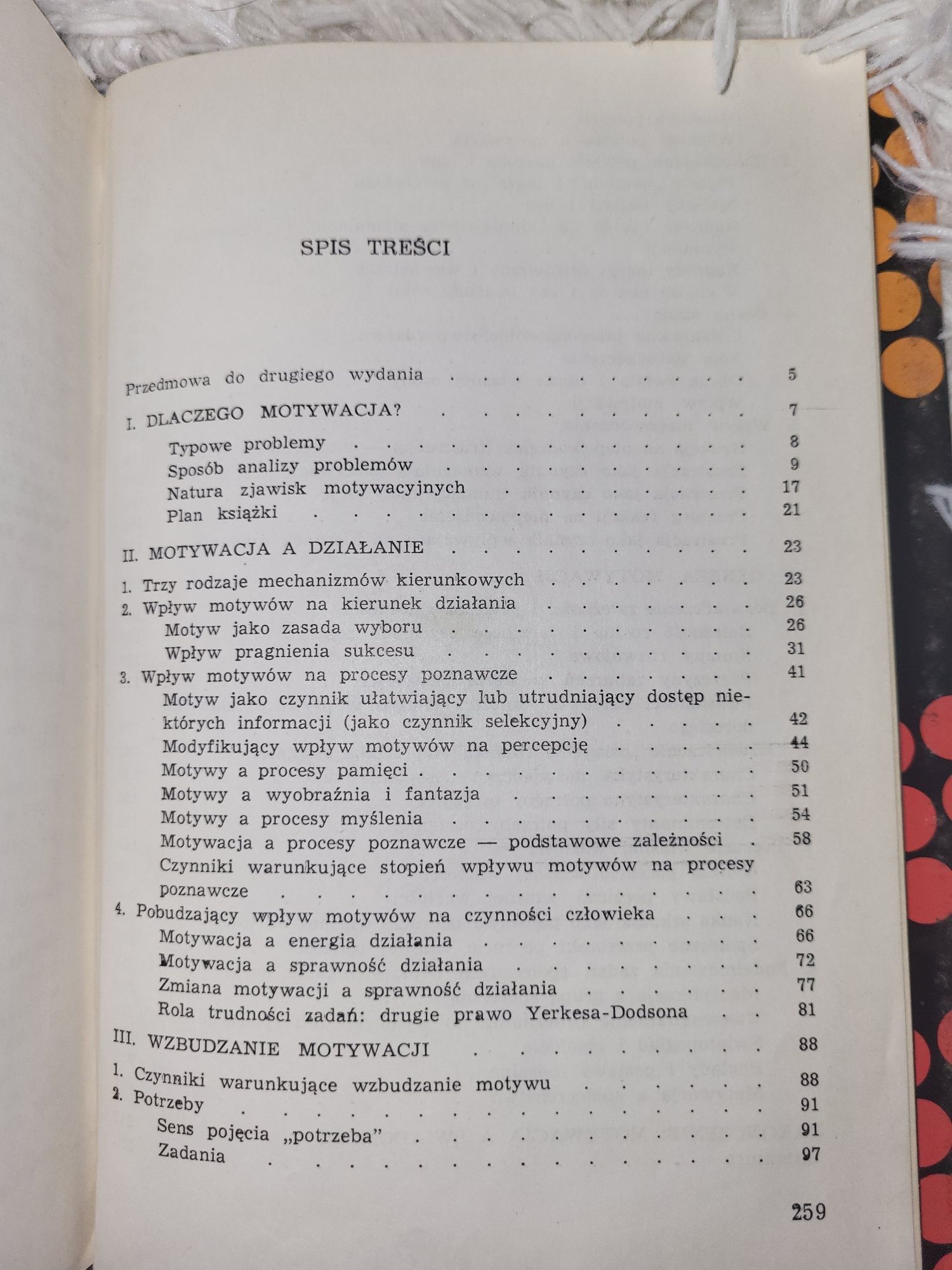 Z zagadnień psychologii motywacji Janusz Reykowski