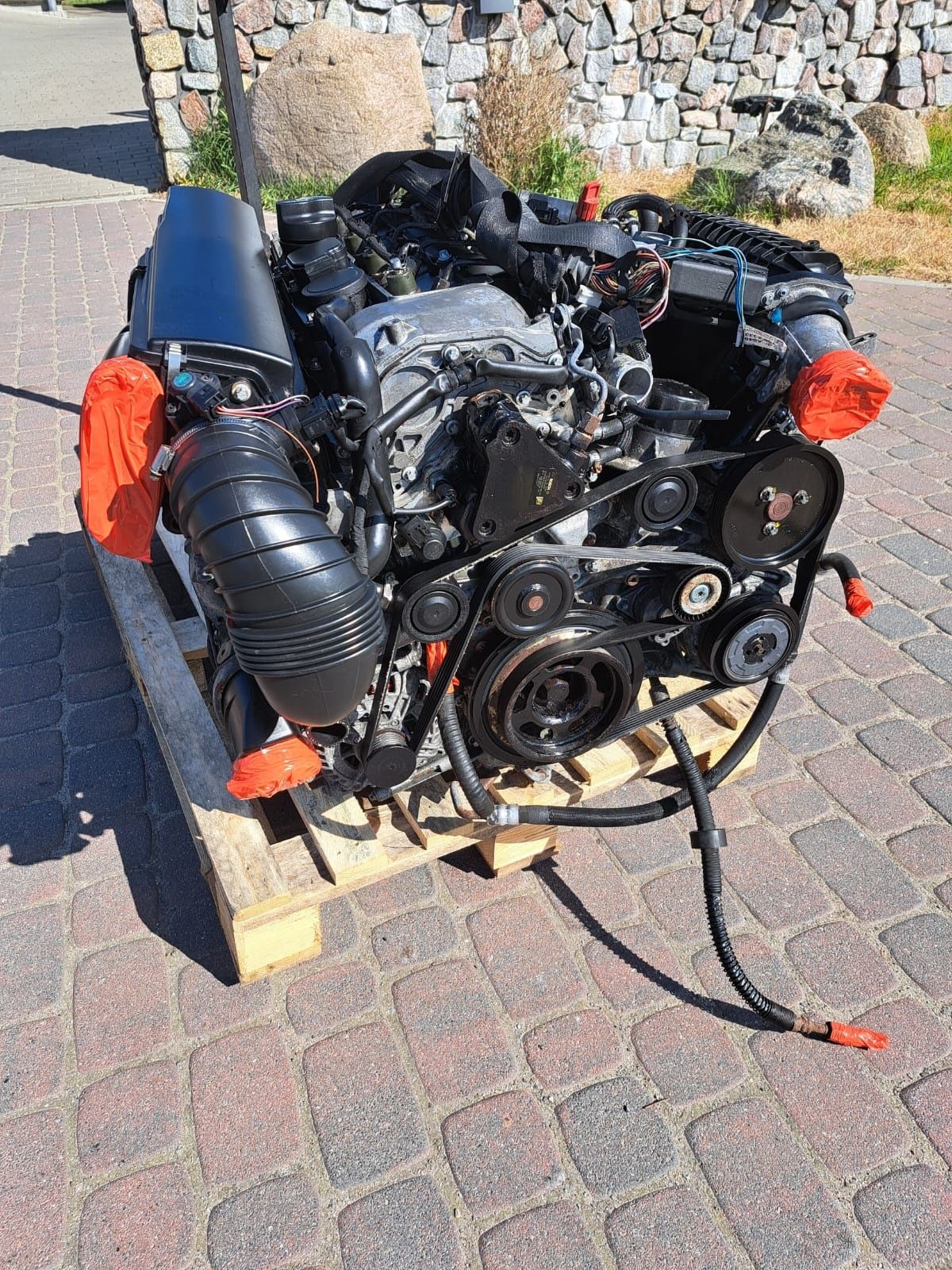 SILNIK KOMPLETNY E KLASA W211 2.2  646.961 motor wysyłka odbiór