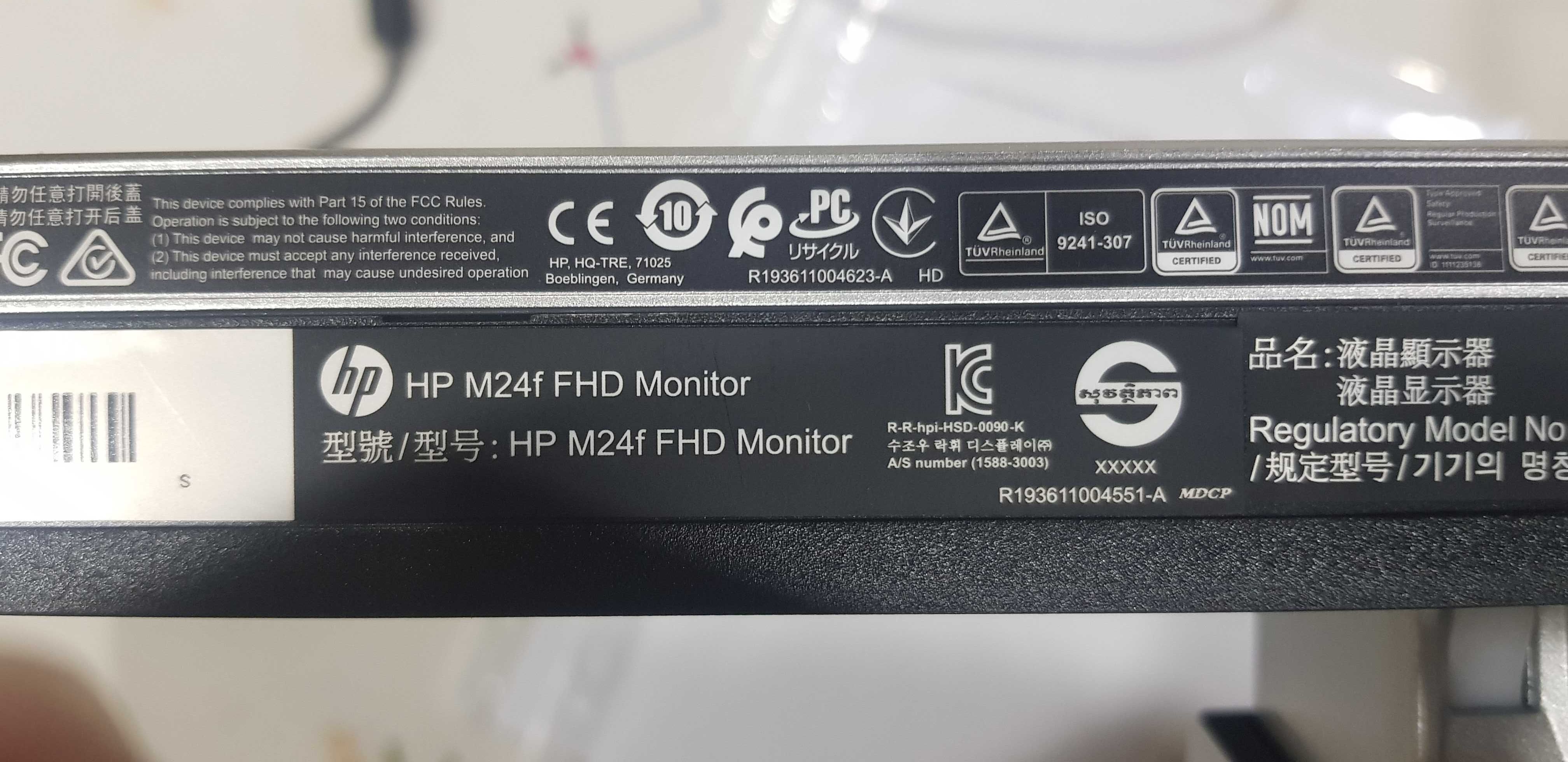 MONITOR LED HP M24F-24 FHD para peças