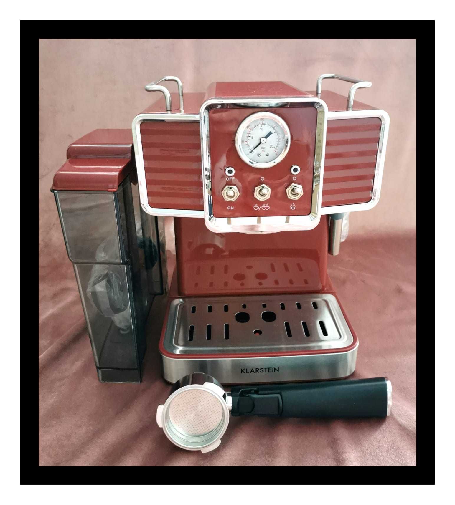 Ekspres do kawy KlarsteinGustoClassico#nowy #czerwony #retro #espresso