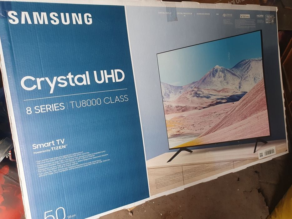 Samsung 50 Crystal UHD smart 4k Wifi 
Розмір екрану: 50
