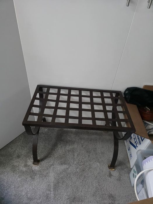 Banco ferro decorativo para jardim