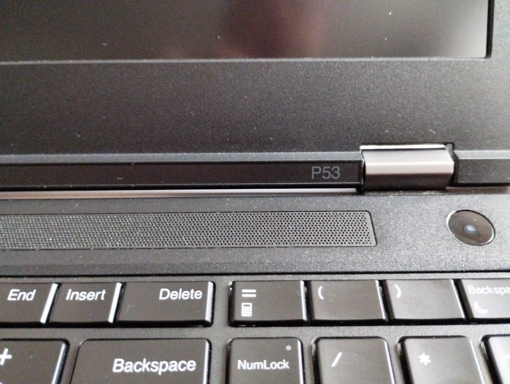 Lenovo ThinkPad P53 UHD 4k i7-9750H/16gb DDR4/SSD 250gb/NVidia T2000