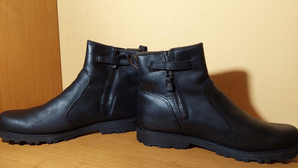 Круті шкіряні фірмові черевики Timberland