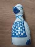 Porcelanowa  kaczka na sztućce