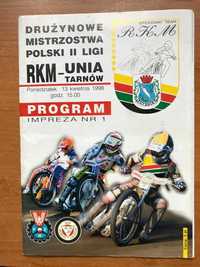 Program żużlowy DMP II RKM Rybnik - Unia Tarnów [Rybnik, 2004r.]