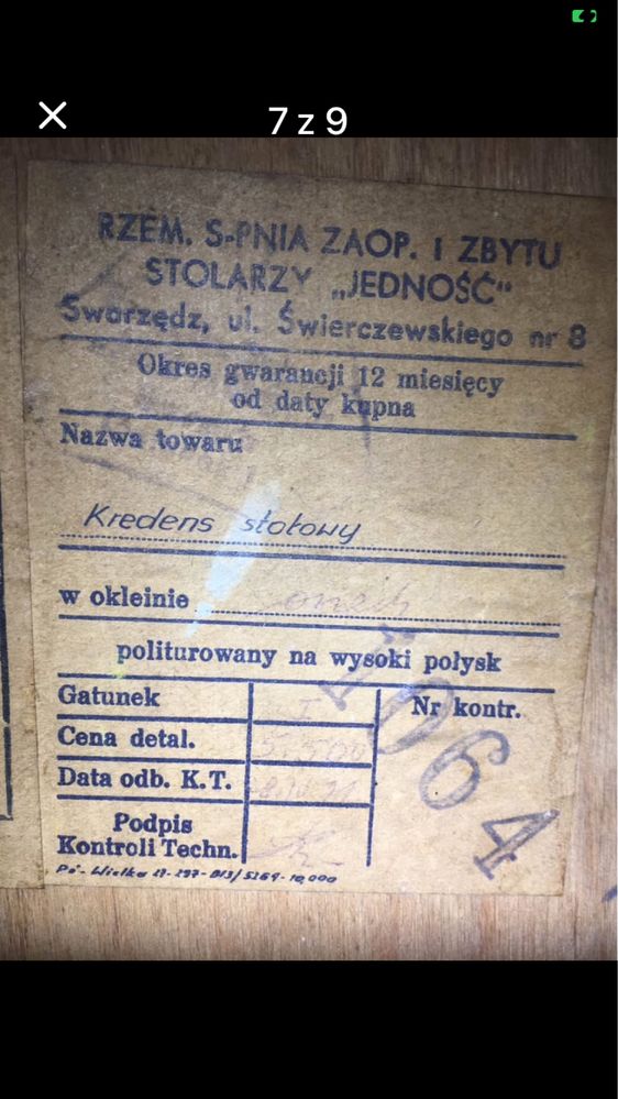 Meble prl Swarzędzkie w bardzo dobrym stanie kompletne od pierwszego w