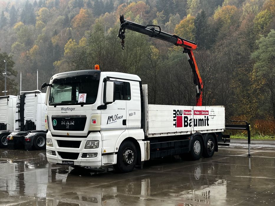 MAN TGX 26.440 // 2009 // Palfinger PK 12001EH Radio // Oś skrętna i podnoszona //