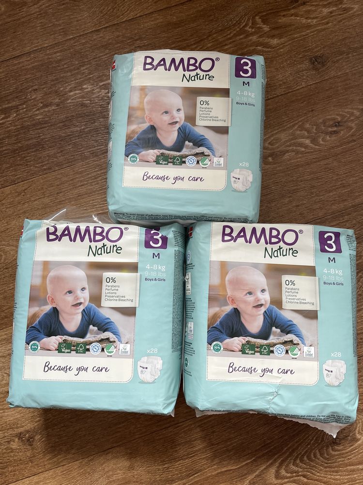 Підгузки памперси Bambo 3