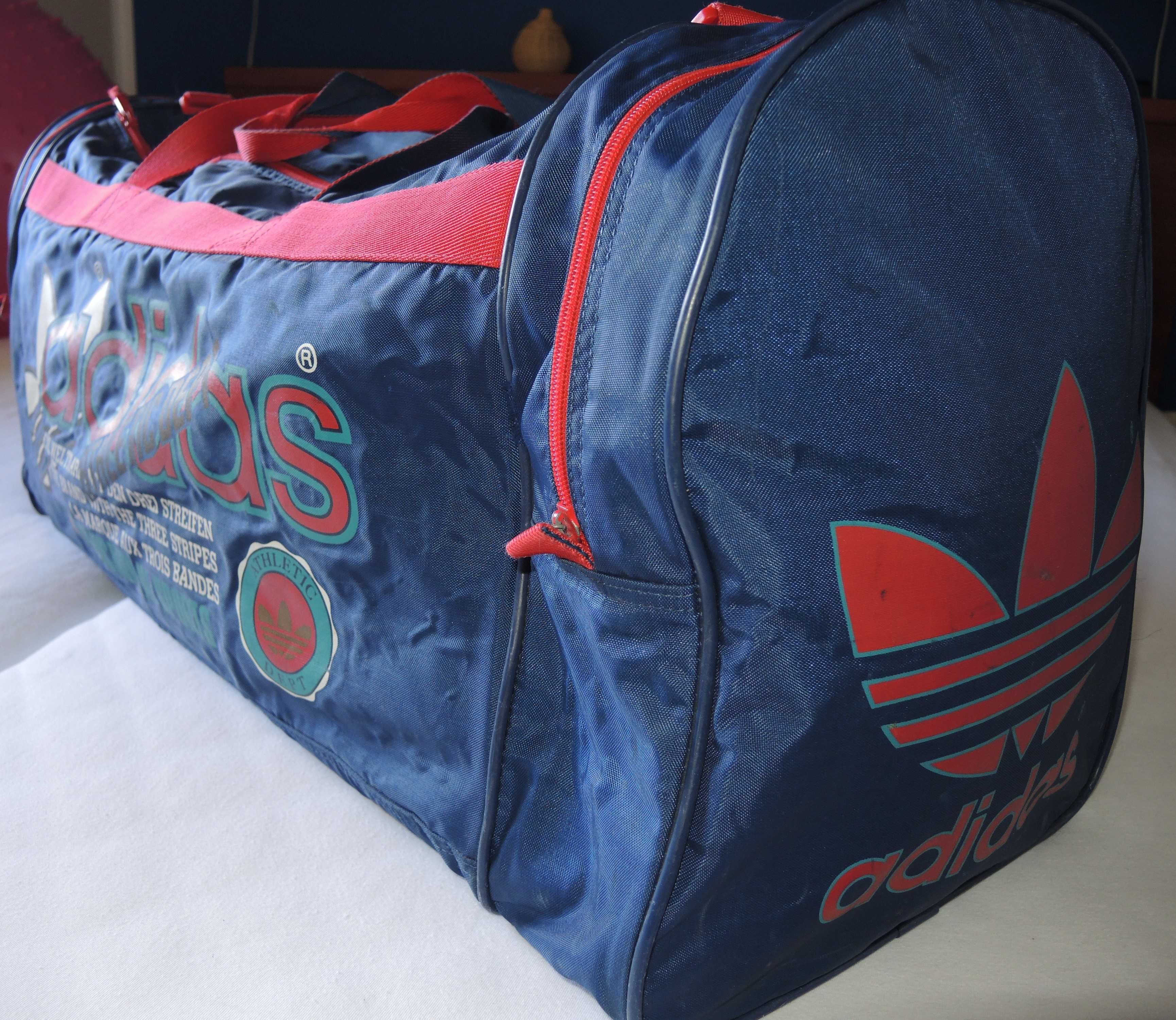 ADIDAS torba TRENINGOWA old school retro vintage POJEMNA