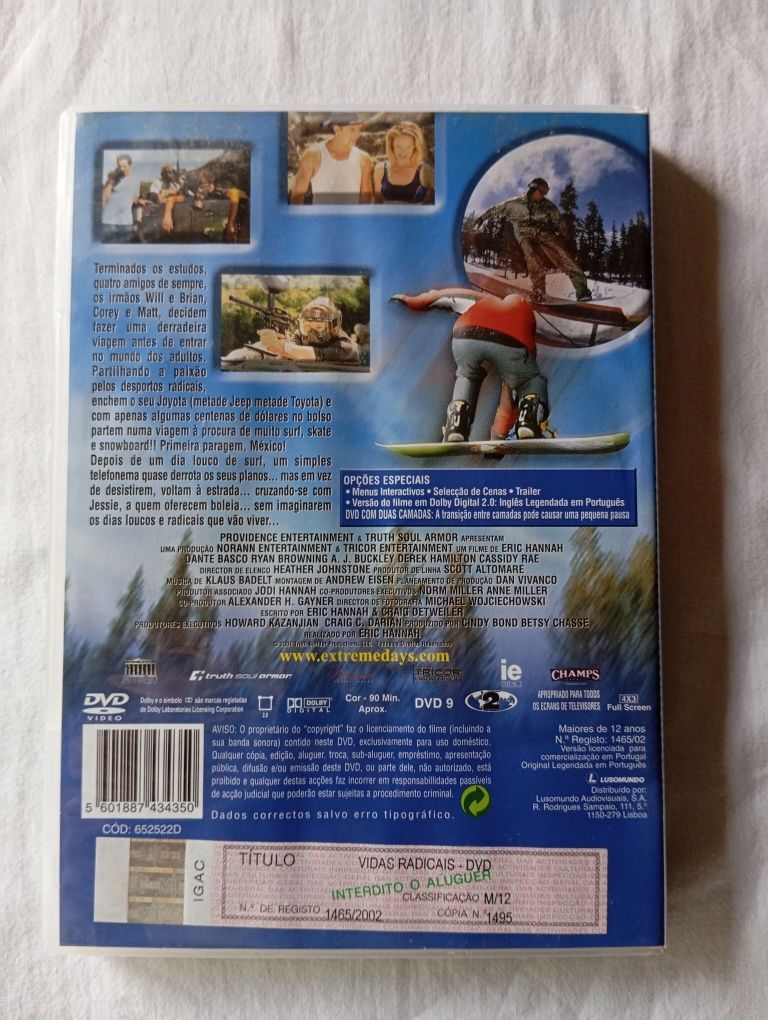 DVD Vidas Radicais