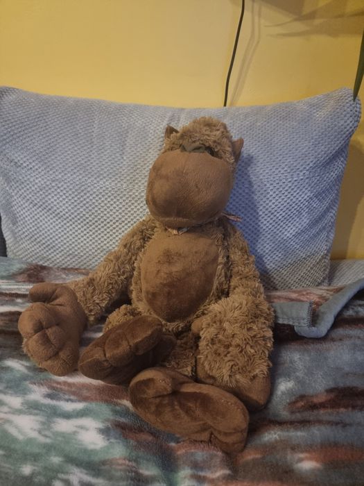 Pluszowa małpka brązowa