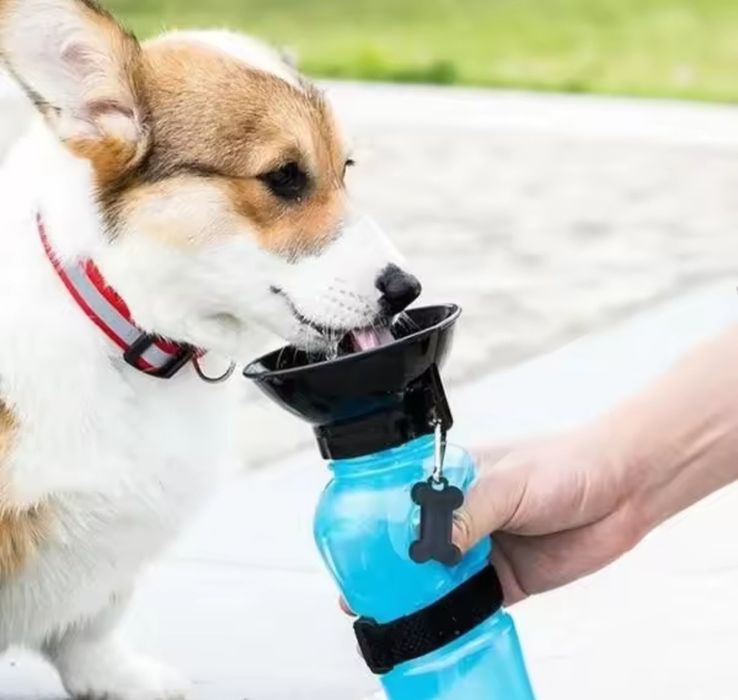 Butelka bidon na wodę nowy gadżet dla psa 500ml 0.5l przenośna nowy