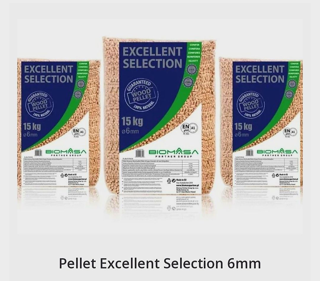 Pellet ENplus A1 EXCELLENT SELECTION paleta 66 worków 990kg pelet