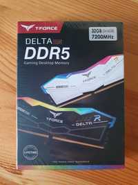 Team T-Force Delta RGB Black 32GB (2x16GB) DDR5-7200 CL34 Hynix A-Die