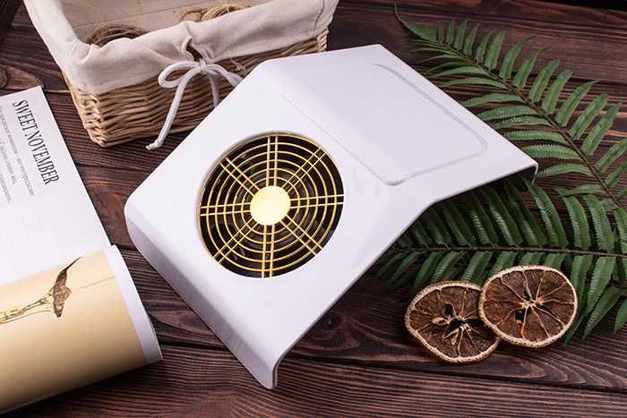 Вытяжка для маникюра Simei 858-2А , 40 Вт белая