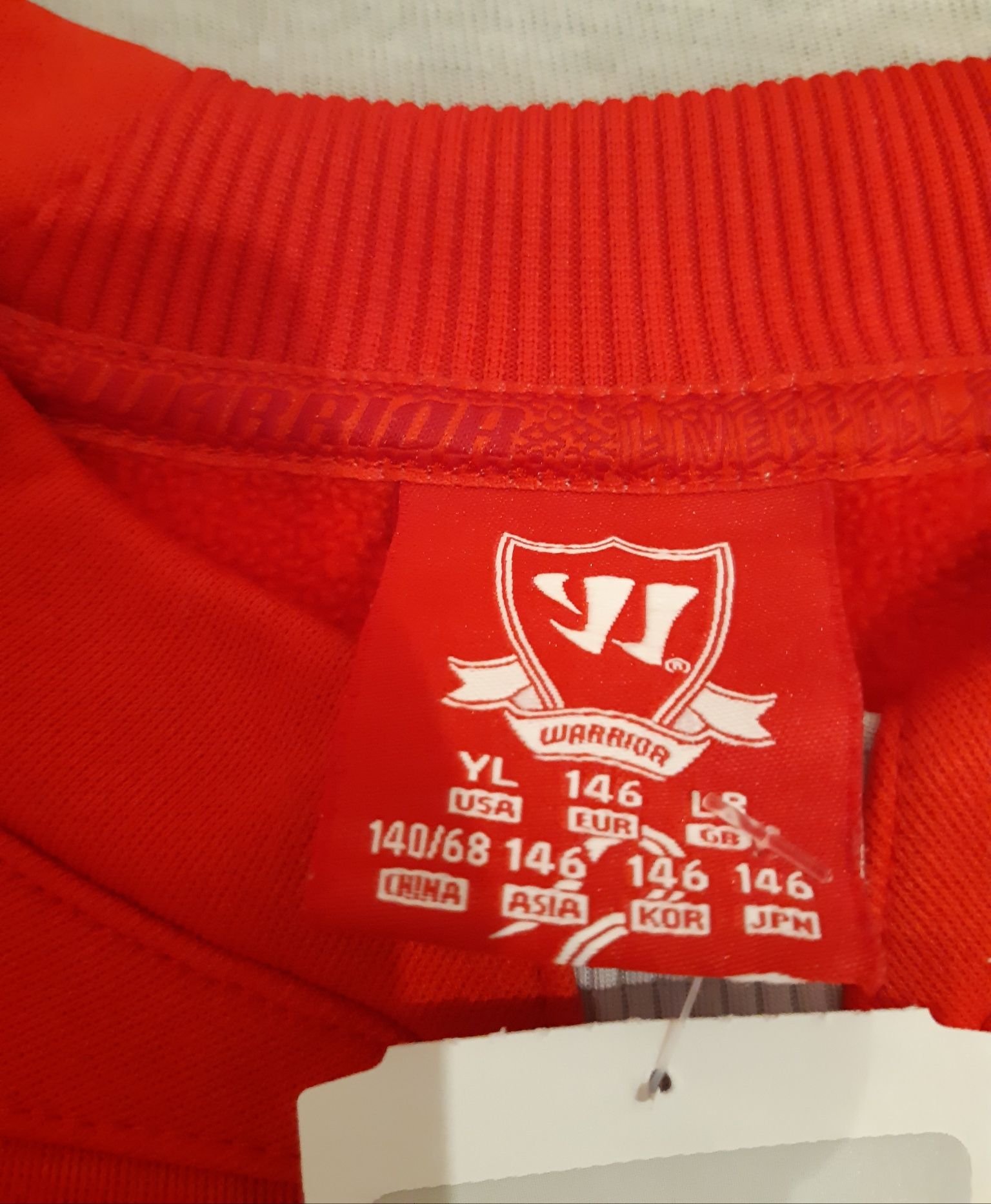 Nowa bluza Liverpool FC Warrior rozmiar 146