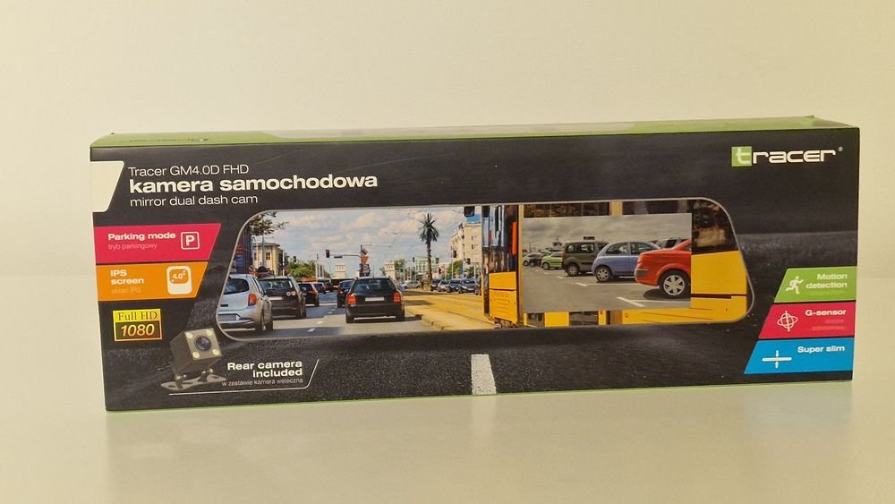 Kamera samochodowa - Wideorejestrator Tracer GM4.0D FHD